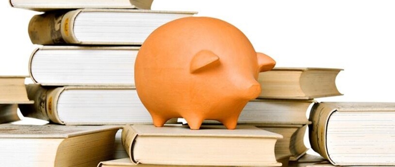 свинья-копилка и книги