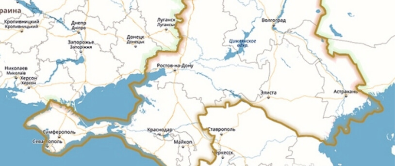 карта Крымского округа