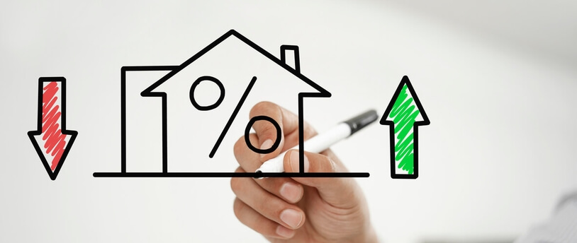 рост и снижение процентной ставки по ипотеке