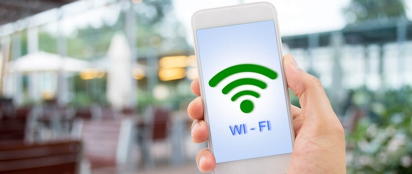 значок Wi-Fi на экране смартфона
