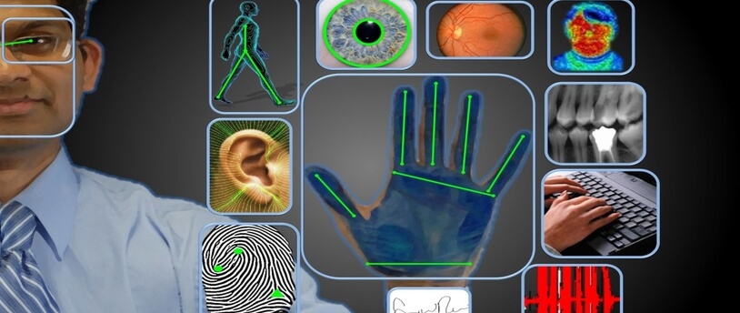 биометрические данные на виртуальном экране
