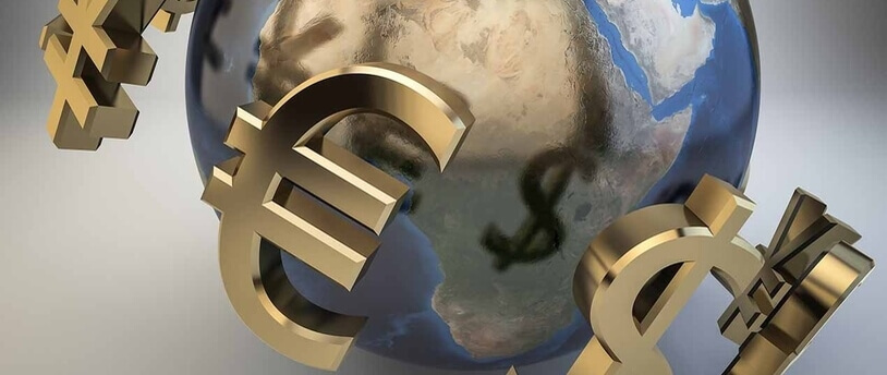 глобус и валюта