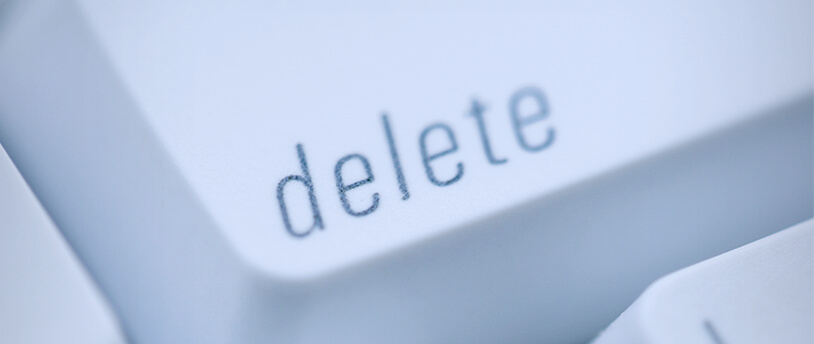 кнопка "delete"
