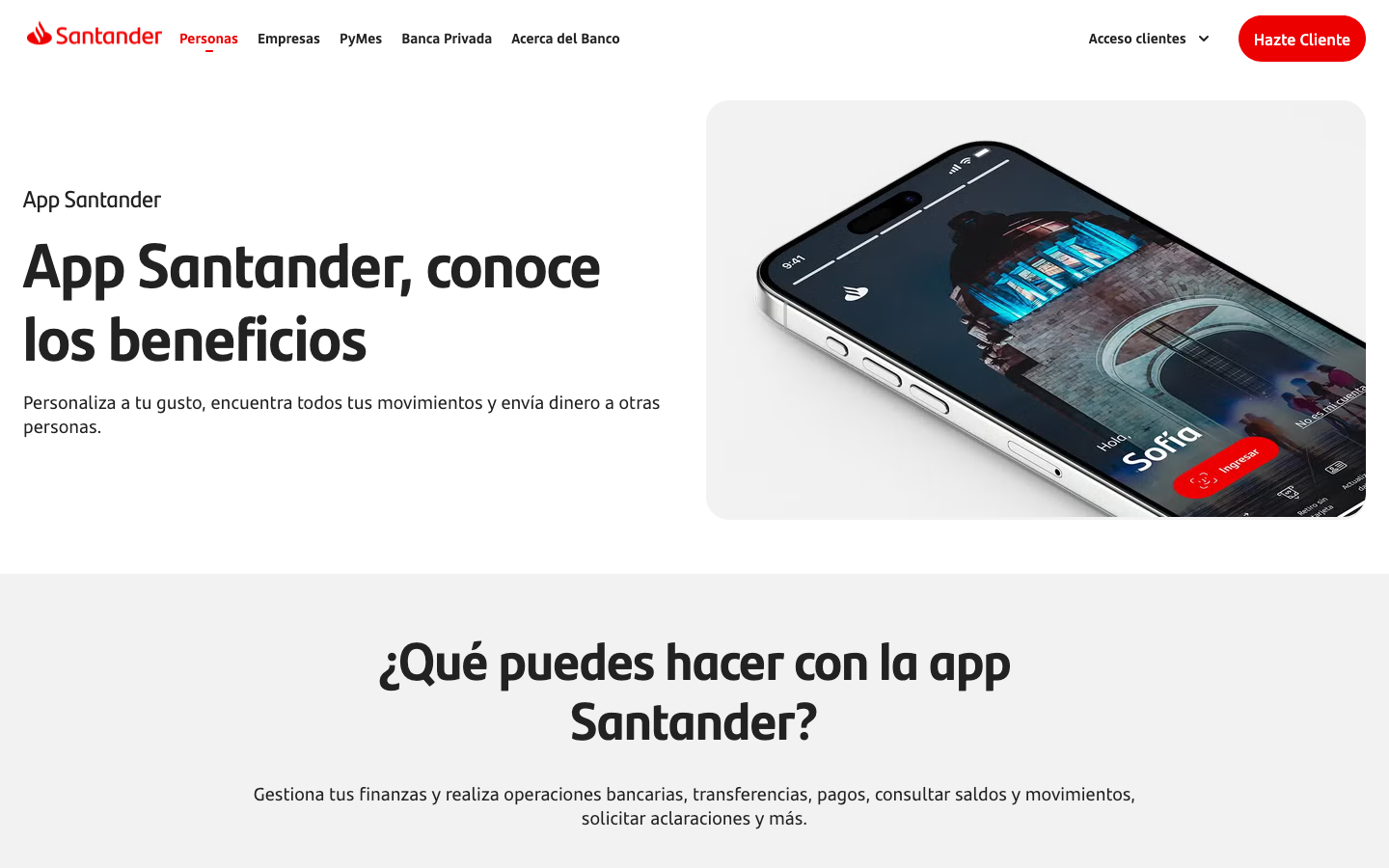 App Santander