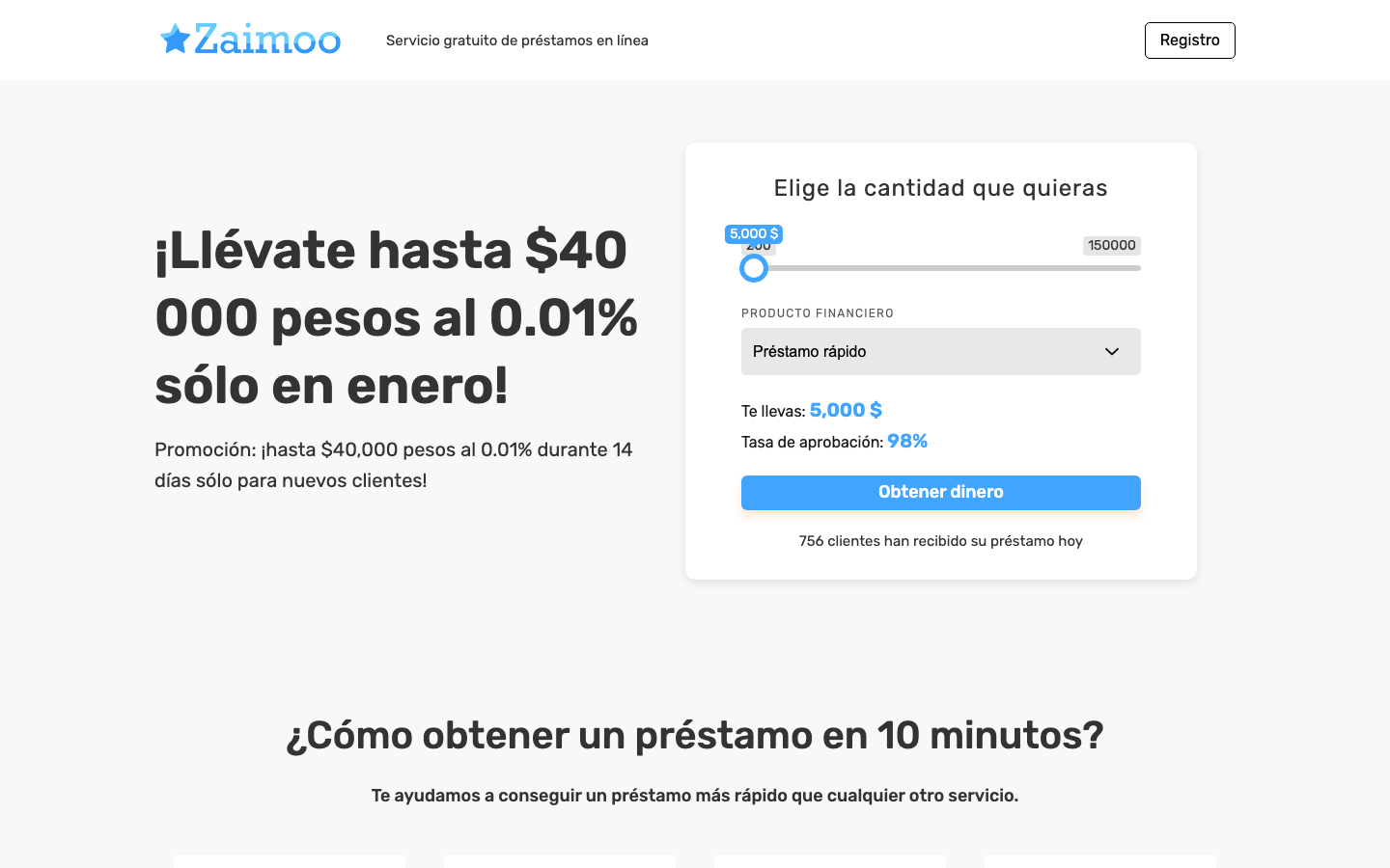 Interfaz oficial de Zaimoo