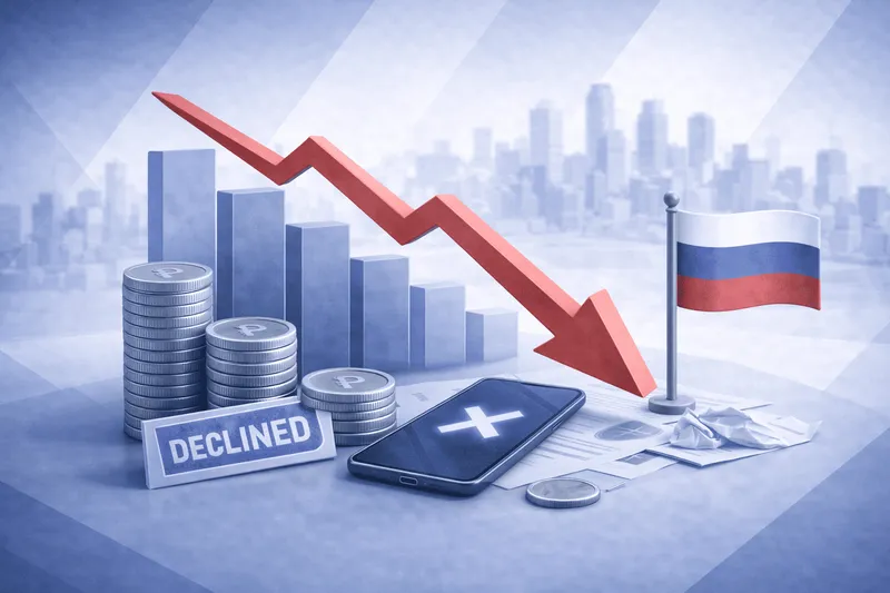 Экономика России показывает снижение второй месяц подряд