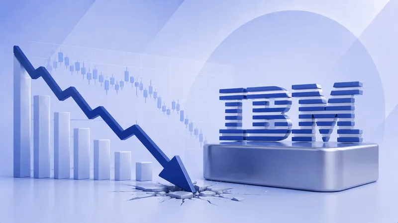 Акции IBM показали крупнейшее падение за десятилетия