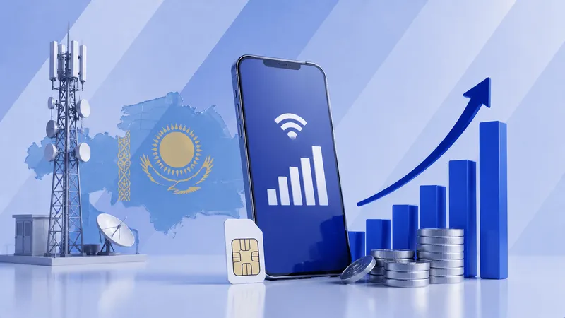 Стоимость мобильной связи в Казахстане выросла на 10%