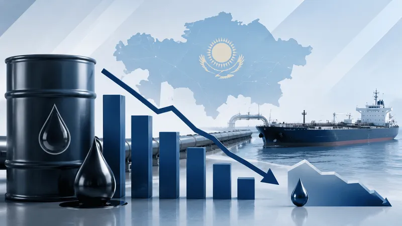 Экспорт нефти Казахстана снизился на 11,5% на фоне падения цен