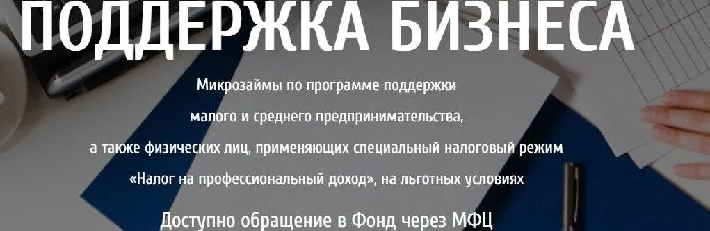 Скриншот услуг компании с сайта microfond26.ru