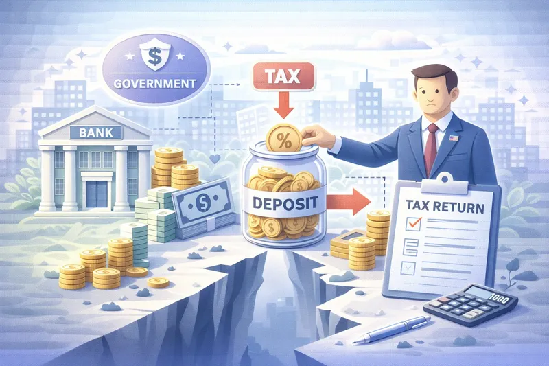 Поступления от налога на вклады выросли втрое
