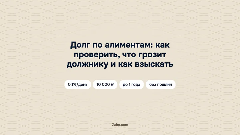 Долг по алиментам: как проверить, что грозит должнику и как взыскать