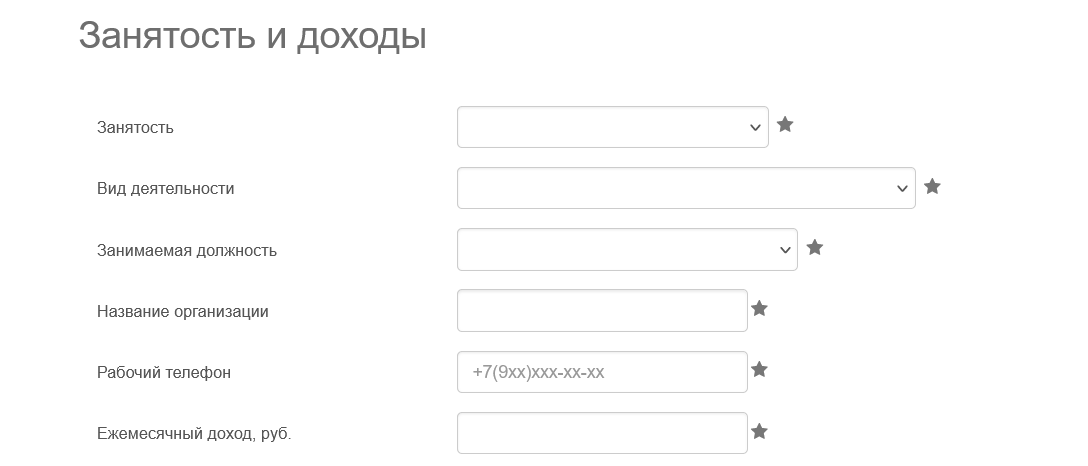 Скриншот Сведения о работодателе с сайта bik-ykt.ru