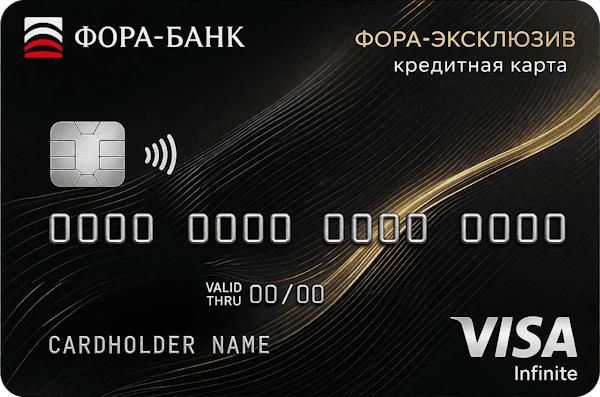 Кредитная карта «ФОРА-Эксклюзив»
