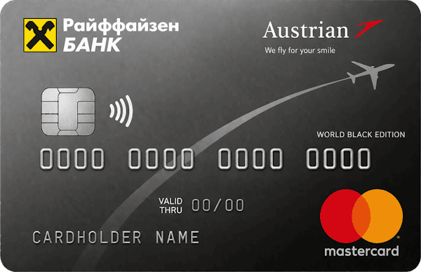 Кредитная карта «Austrian Airlines-MasterCard World Black Edition»