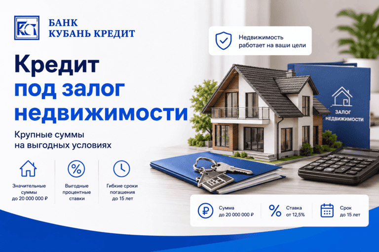 Кредит «Под залог недвижимости»