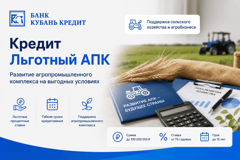 Кредит «Льготный АПК»