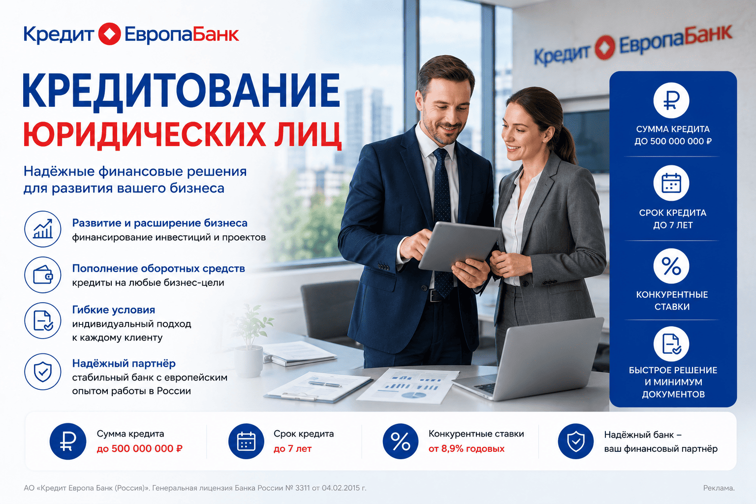 Кредитование юридических лиц